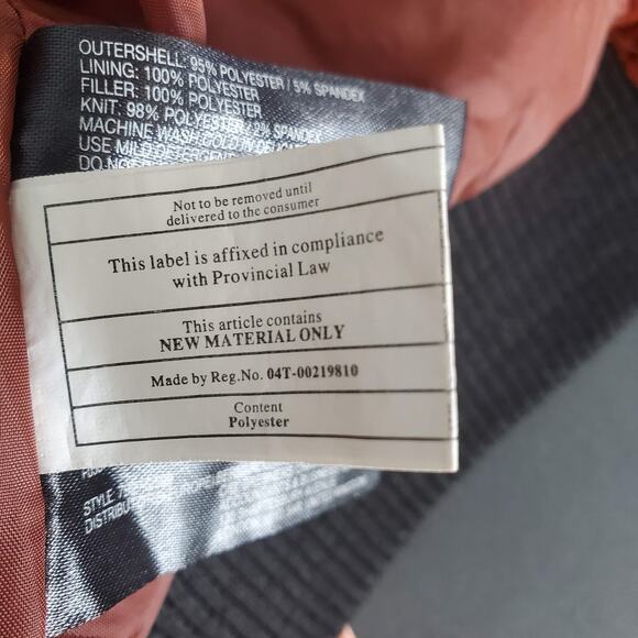 Collection B New York Velour Bomber Quilted Jacket - Size S - Picture 7 of 9